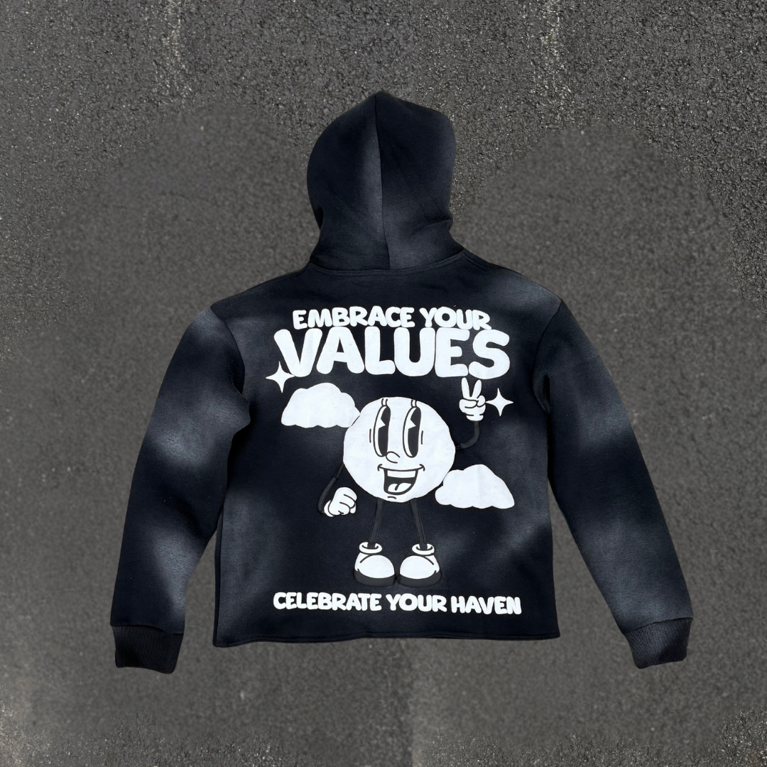 Values Hoodie - Black