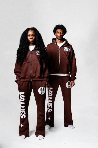 VALUES SWEATSUIT- "SOIL"